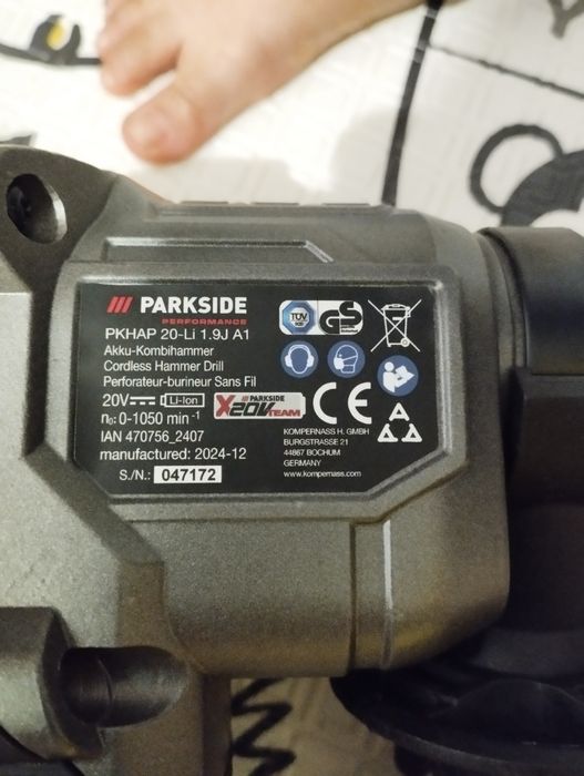 Rotopercutor Parkside Performance