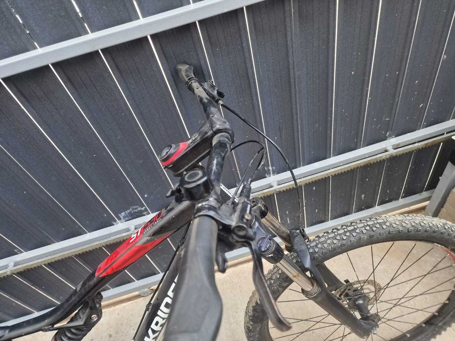 Bicicleta cu suspensie fata spate cadru XL roti 275 Rokrider