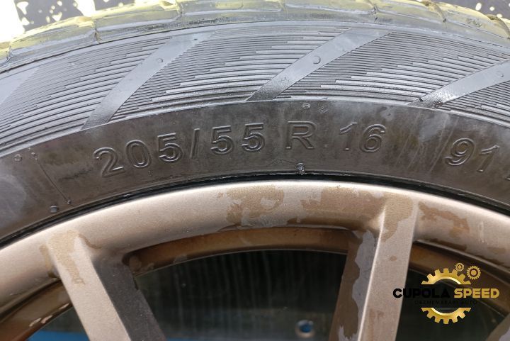 Jante cu anvelope 205/55/R16 7Jx16 ET38 KBA49312 Ford Fiesta MK6 [fac