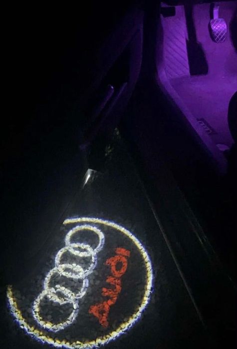 2 бр. безжичен LED проектор за лого на автомобилна врата