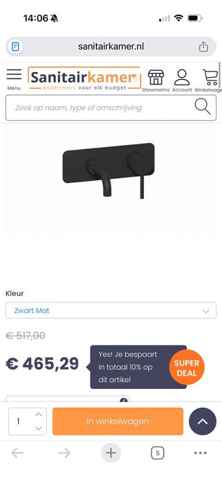 Смесител за вграждане Plieger Roma луксозен