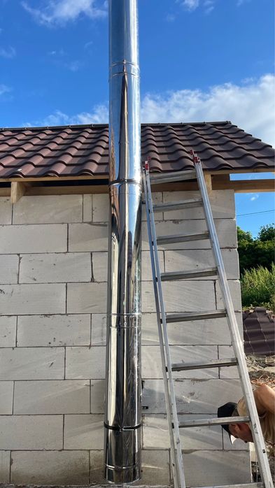 Cos de fum Hota tubulatura horn  inox cos de fum