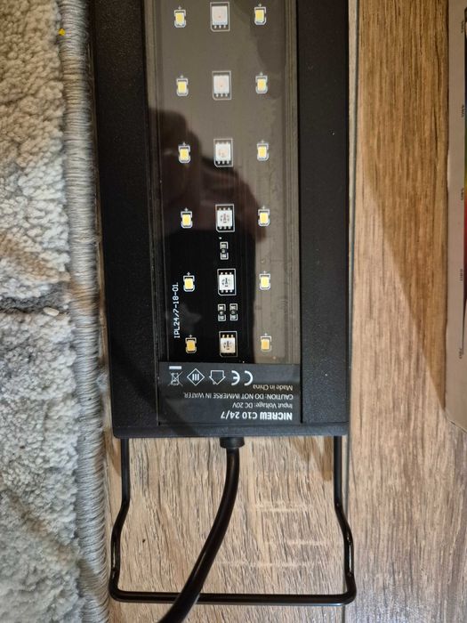 Lampa acvariu LED Nicrew 13W, full spectrum, 43 cm