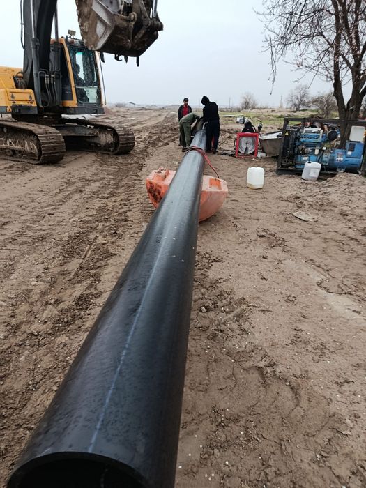 Полителин труба пайка хизмати