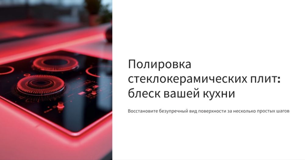 Полировка  стеклокерамичесих плит