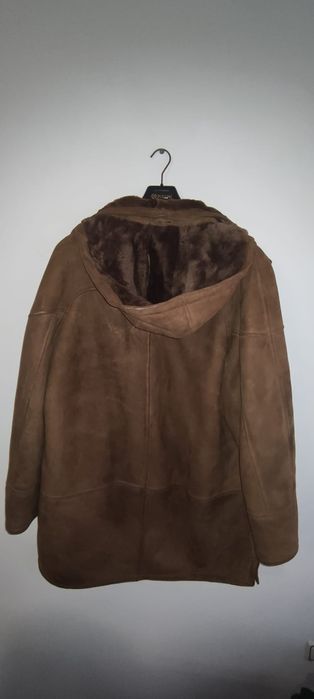 Cojoc barbatesc, piele si blana naturala marime XL