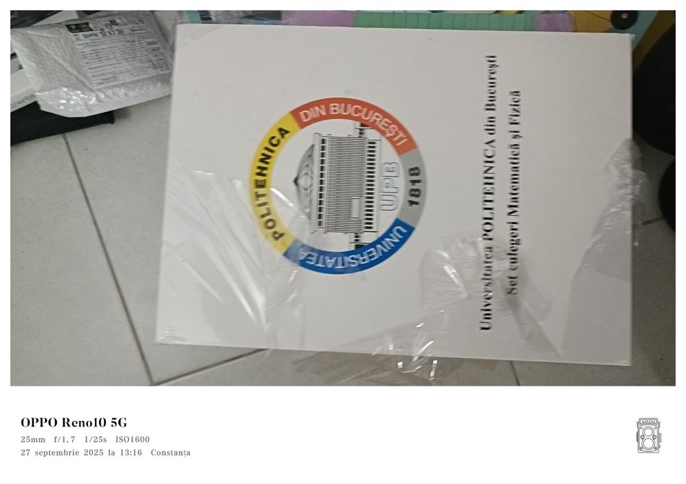 Culegeri matematică și fizică pentru admiterea la politehnică