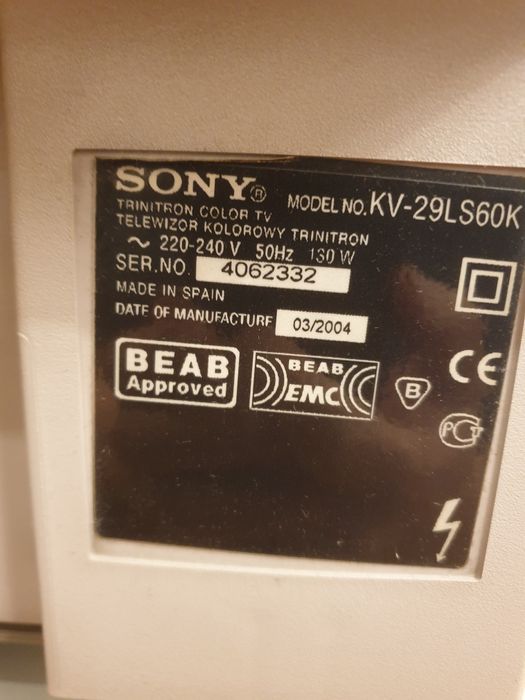 Телевизор SONY Trinitron, диаганаль 72 см