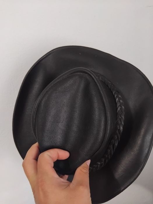 Palarie COWBOY din piele cerata