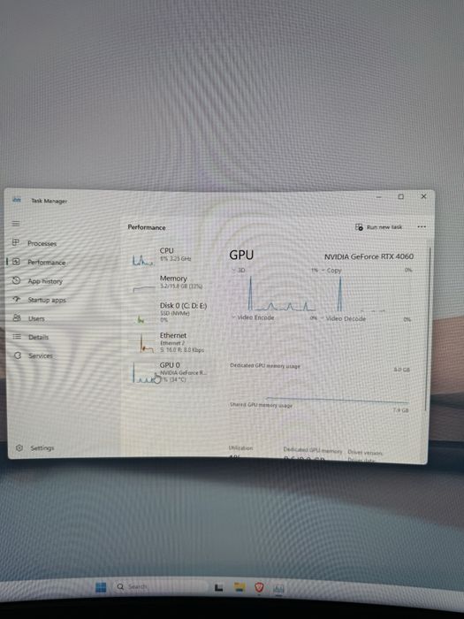 PC GAMING I5-13400F, RTX 4060 8gb, 16 gb ram, SSD NVme 1tb