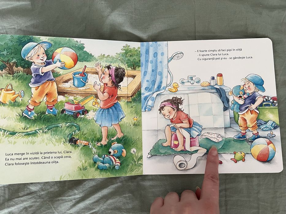 Si eu stiu sa fac pipi la olita carte copii antrenament olita