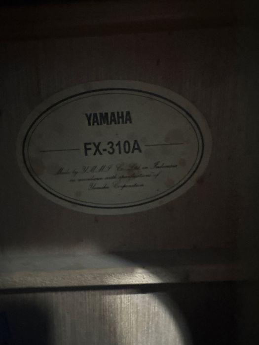 Электроакустический гитара ямаха фх310а