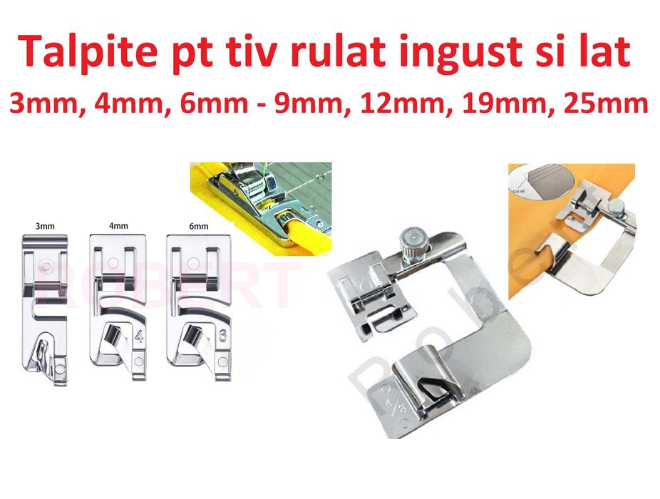 Talpita tiv rulat 3 4 6 9 12 19 24 -masini cusut Singer Brother Toyota