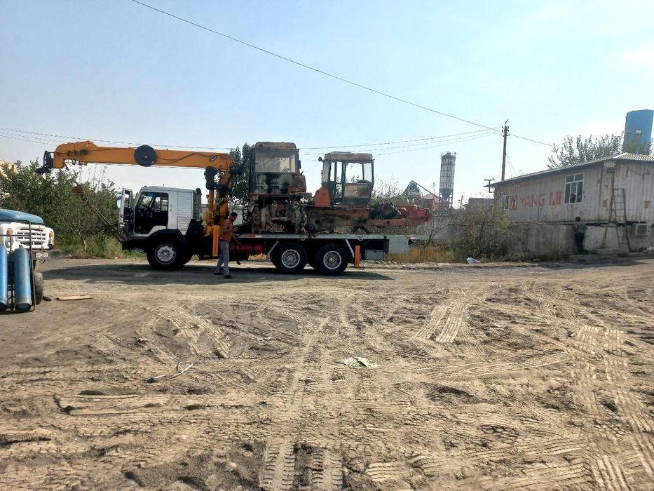 Манипулятор, kamaz, 7.5 ton. 24m strela vishkasi bor. Bort 6m.