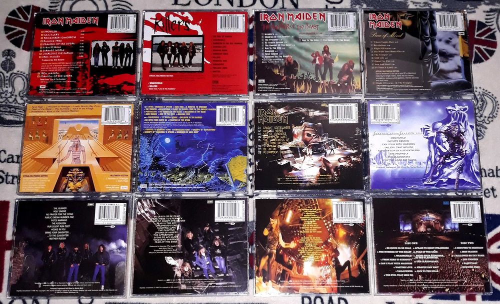BoxSet Iron Maiden 1980-1993 (15 CD) - Ediție EMI UK - Mint