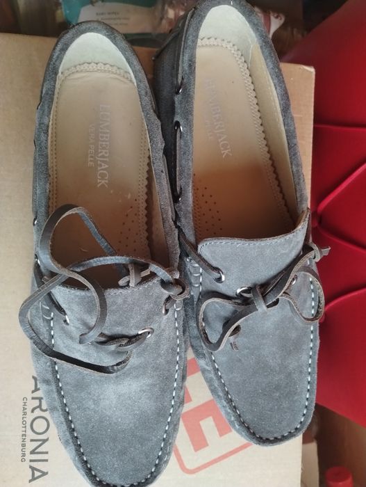 Mocasini piele Lumberjack noi