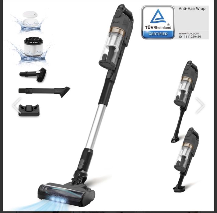 Вертикална прахосмукачка Levoit LVAC-200, черна