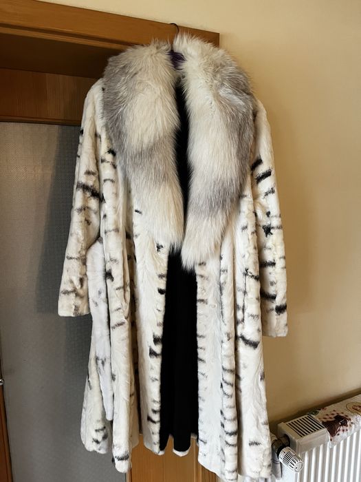 Blana vulpe cu guler vulpe argintie