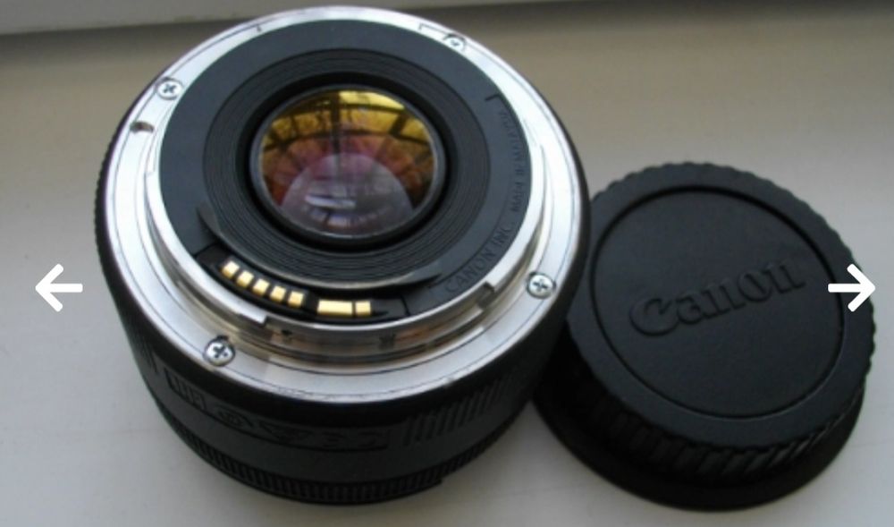 Canon обектив ново