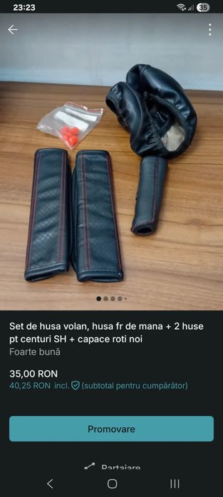 Huse pt masina  fr de mana, cenruri, volan