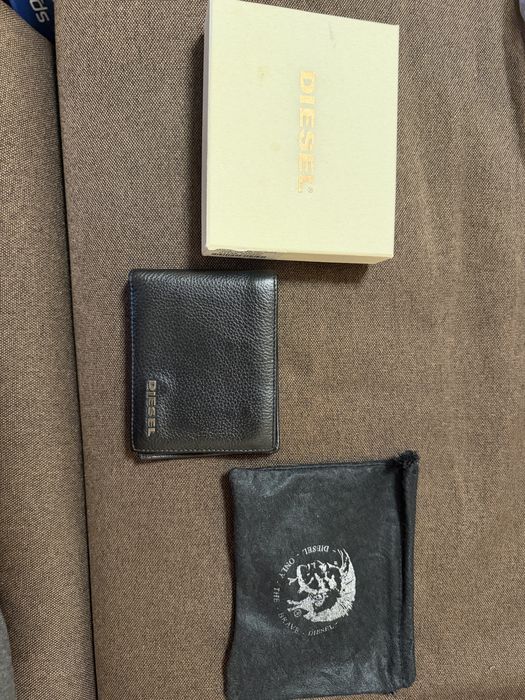 Diesel мъжки черен портфейл
