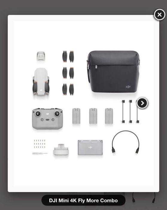 DJI mini 4K Fly More Combo