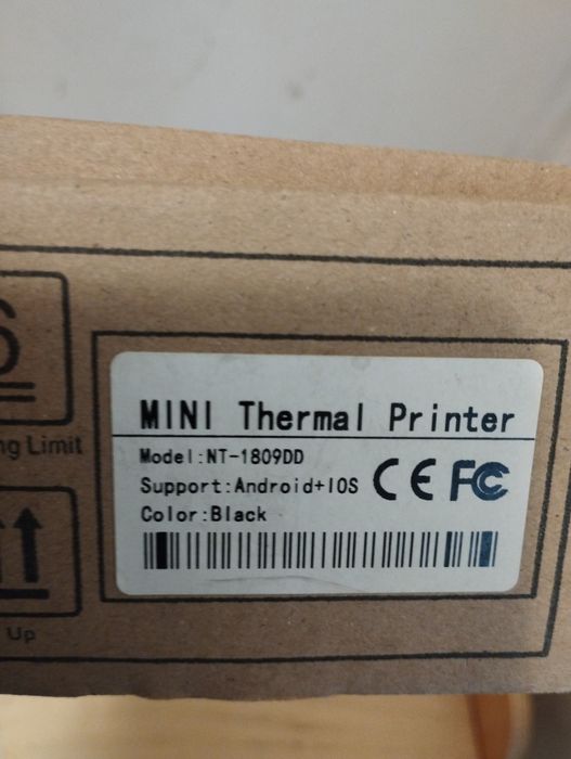 Термопринтер чеков 58 мм. Bluetooth.
