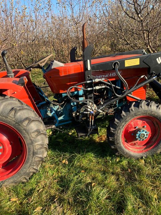 Tractor 445 cu cupă nouă, plug 2 brazde 10 500€ negociabil