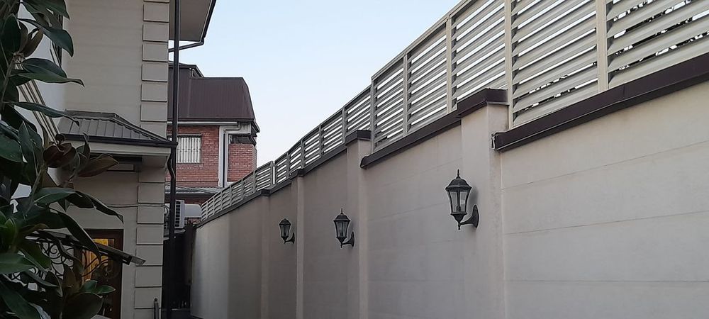 Металлические забор жалюзи-разные толщины из оцинковки долговечный