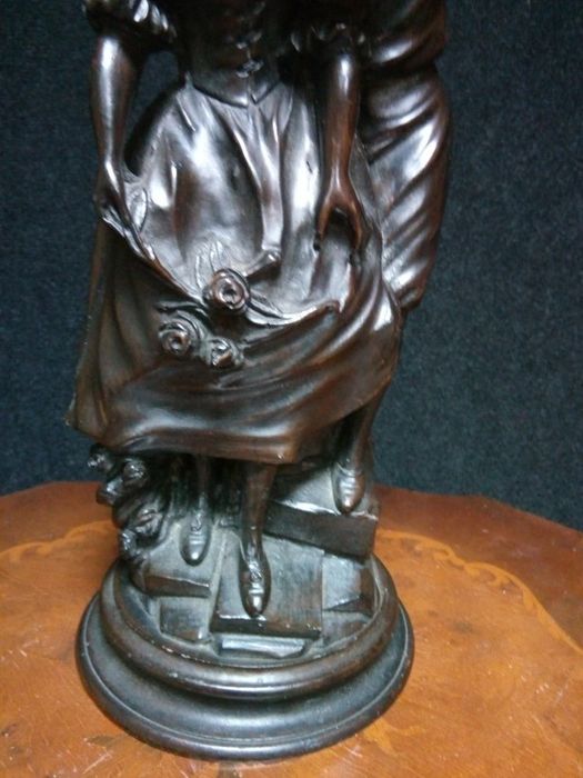 Superb grup statuar  impozant stare excepțională,39 c