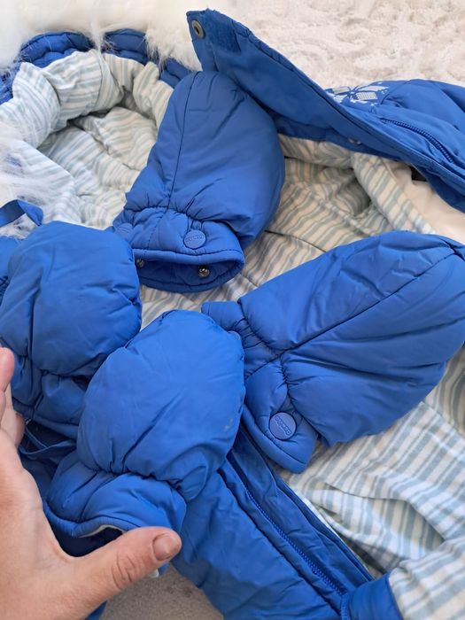 Зимний детский комбенизон 74 см