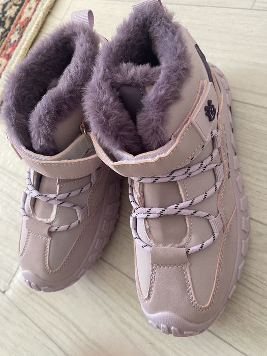Сапоги для девочки теплые 34 размер