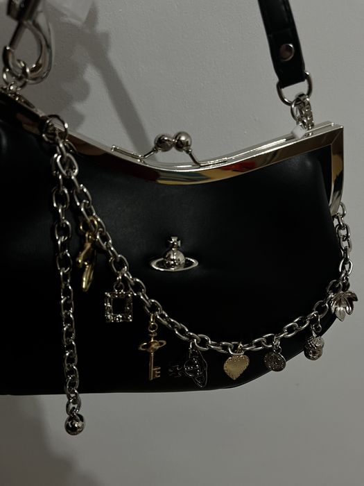 Geanta Vivienne Westwood mini din piele