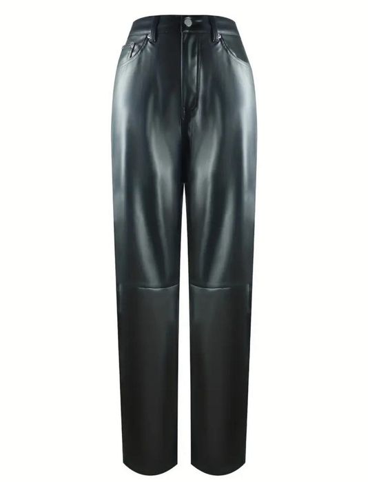 Брюки кожа женские