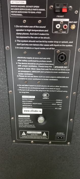 Boxe amplificate Vlliodor NRS