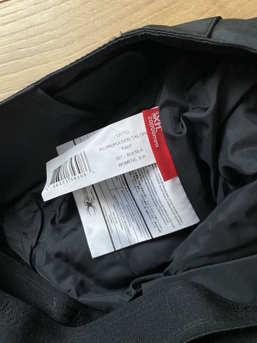 SPYDER-pantaloni NOI, de iarna, profi , impermeabili, marimea 8 Reg