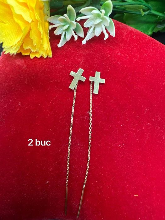 Cercei aur pe stoc 14k