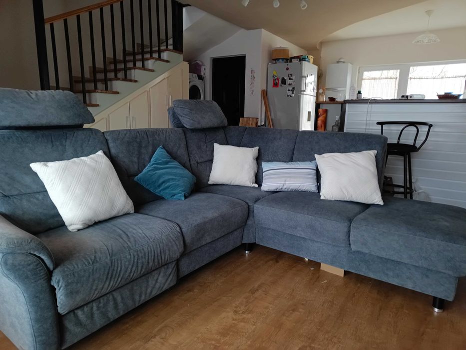 Colțar modular cu ladă și LZboy integrat