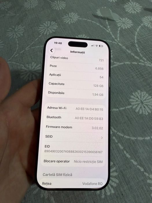 Iphone 16 pro impecabil