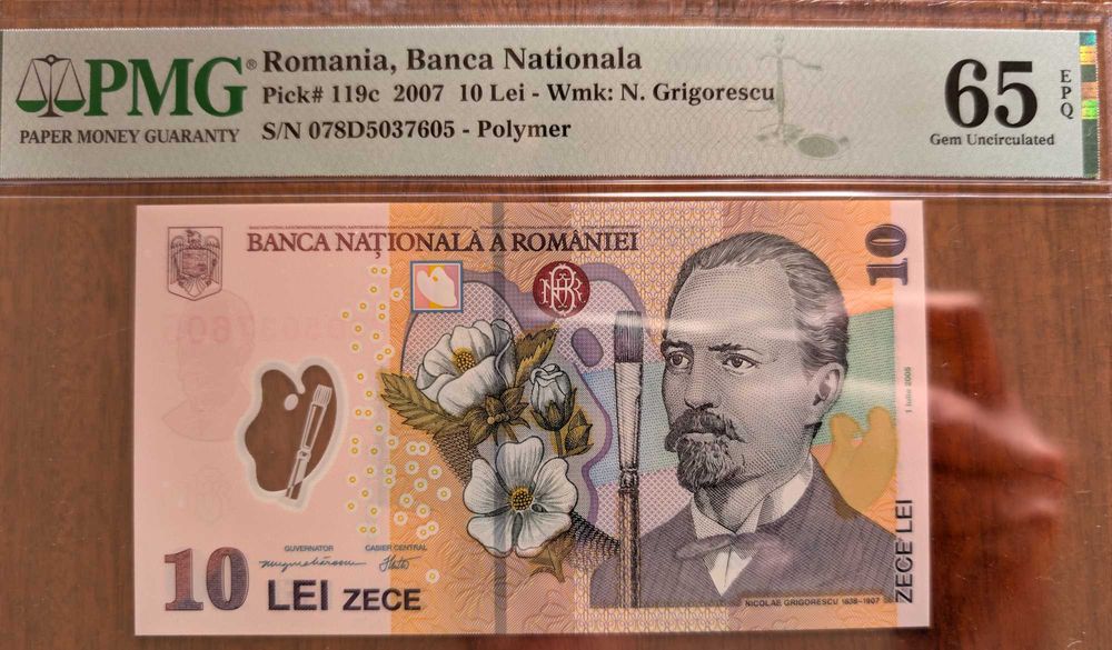 Bancnota numismatica 10 lei 2013