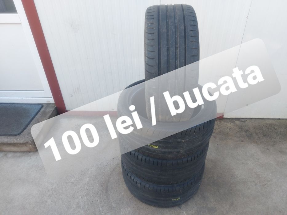 100 lei bucata! Set anvelope de vara 225 45 r17 Fulda