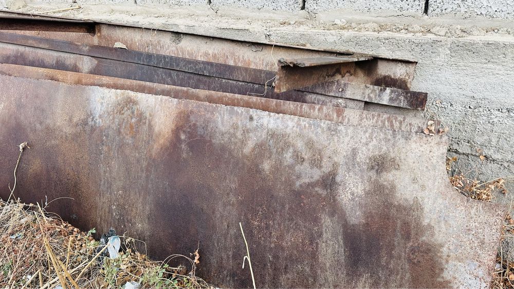 Железные листы толстостенные