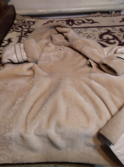 Кожаная дубленка