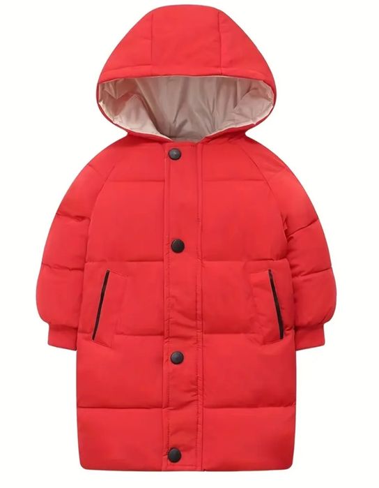 Червено зимно яке, размер 4-5г