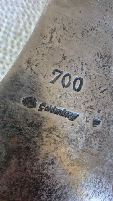 Стара кована френска брадва Goldenberg 700g
