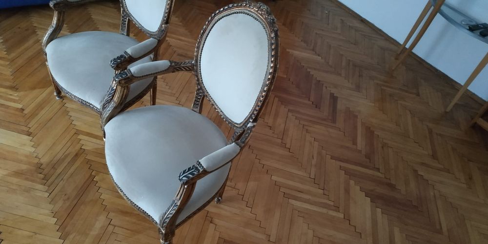 Set doua scaune epocă