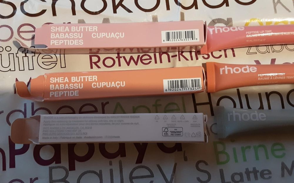 Rhode гланцове watermelon,peach pit,ribbon