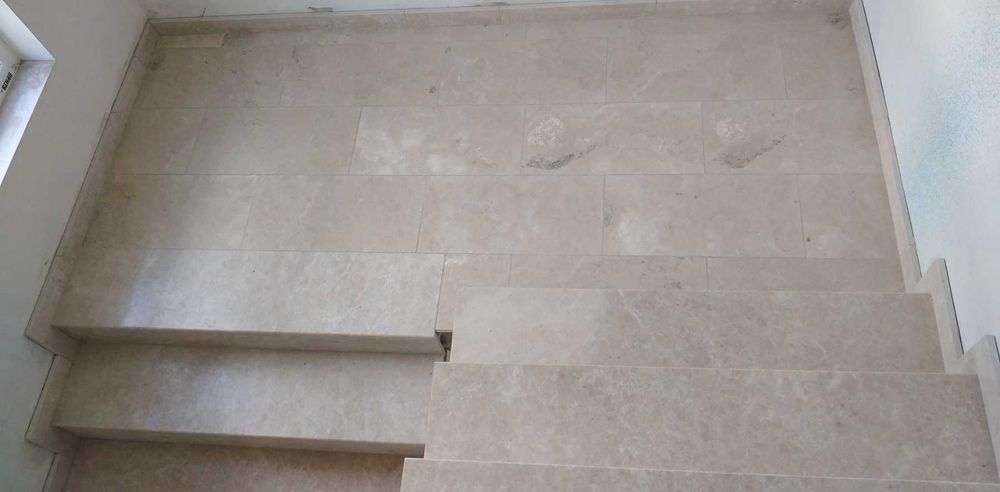 Подпрозоречни первази Мрамор Смирна - 16 Евро л.м. с фаска и водобран