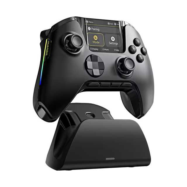Controller Wireless cu Hall Effect, Display Interactiv și RGB – PC / Switch / Android / iPhone – NOU