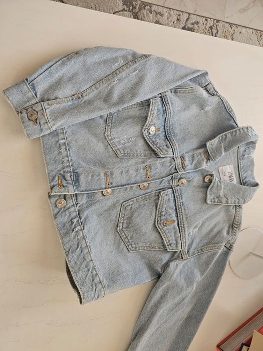 Geaca blugi Zara, marimea 128